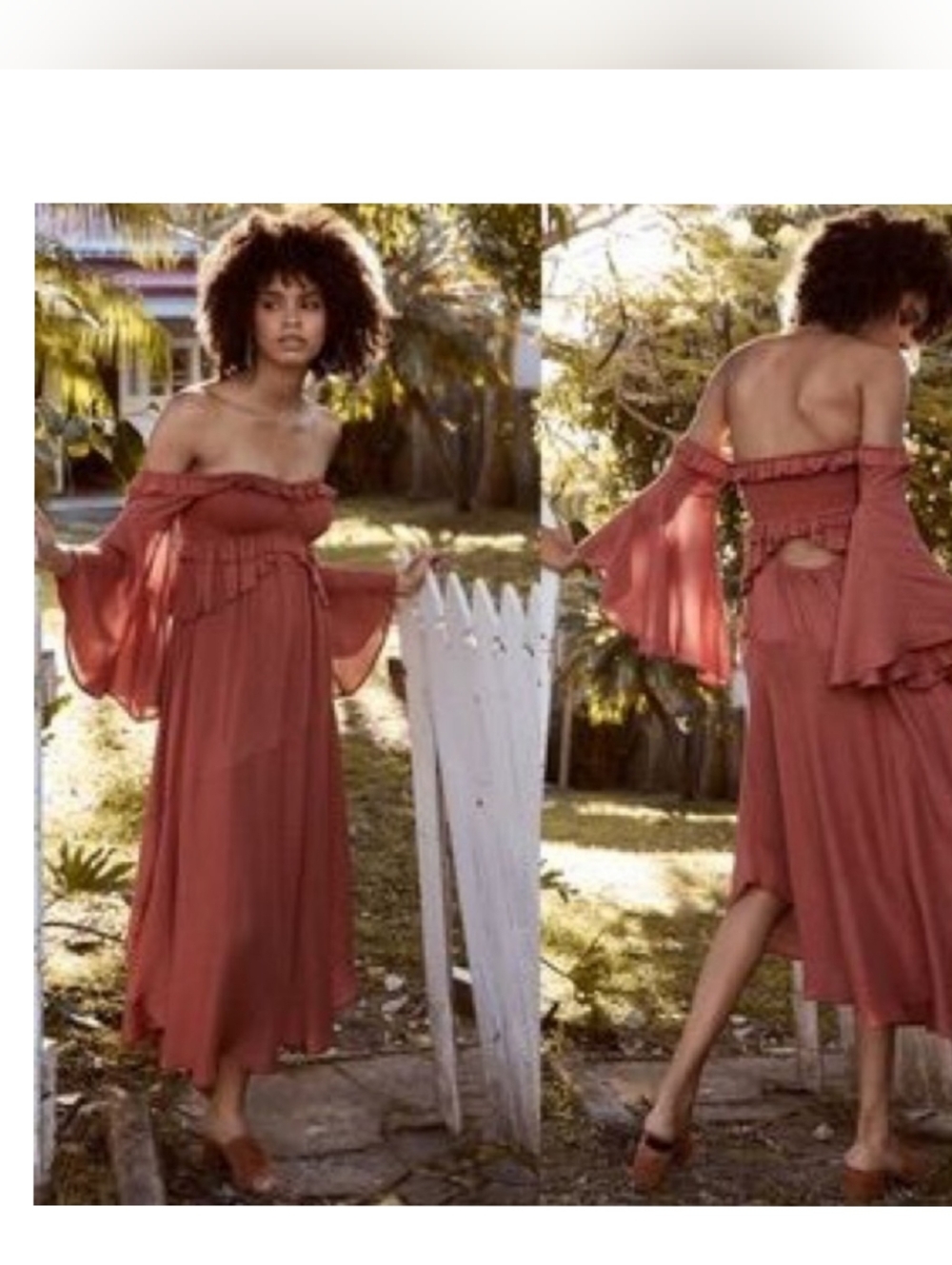 Spell & the Gypsy Collective Florence Midi Dress Sz M